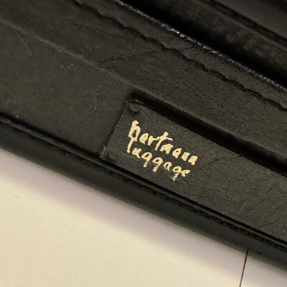 Vintage Hartmaan Belting Black Leather High End Men’s Briefcase Attaché RARE - Picture 2 of 16